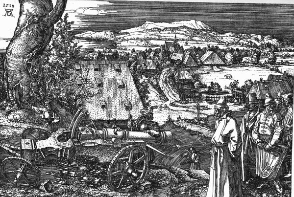 Tác Phẩm "The Cannon" (Súng Thần Công) của Albretch Dürer.